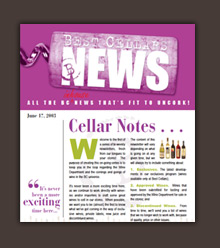 BEST CELLARS NEWSLETTER